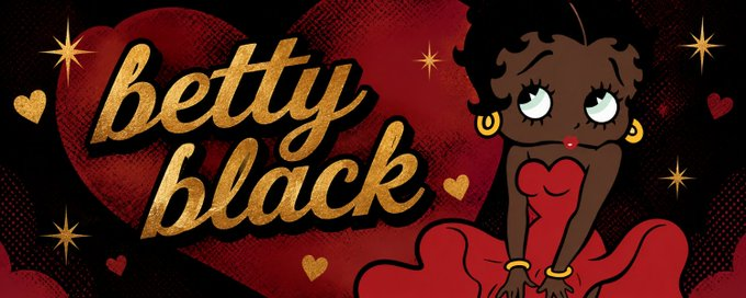 Betty Black character logo